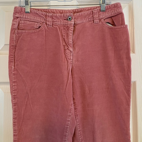 Style & Co. vintage 90’s pink cotton corduroy boot cut midrise pants jeans 8 - Picture 3 of 15
